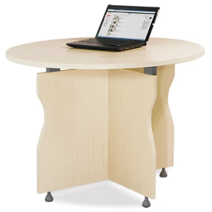 Bàn tròn chân gỗ MFC BH10CG