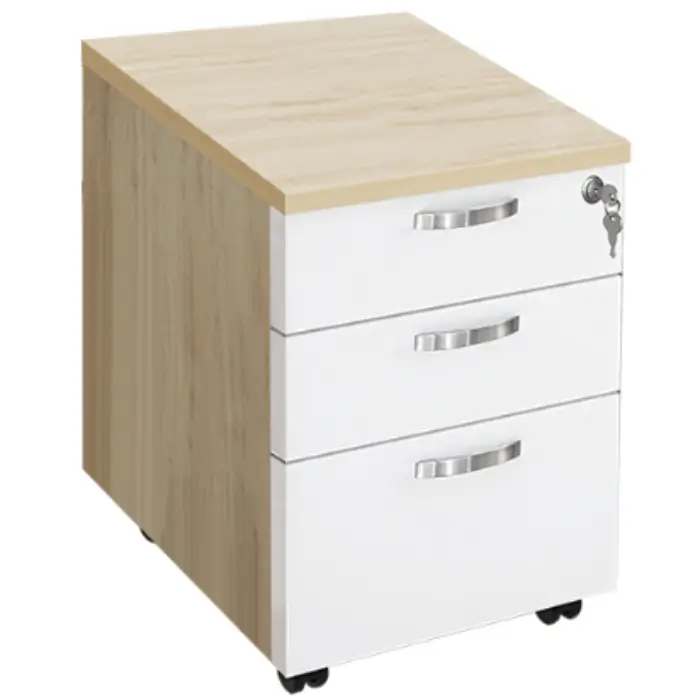 Hộc gỗ MFC di động 3 ngăn kéo HG02C