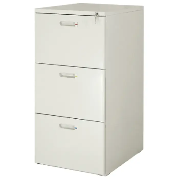 Tủ file 3 ngăn kéo sơn màu kem TK-3N