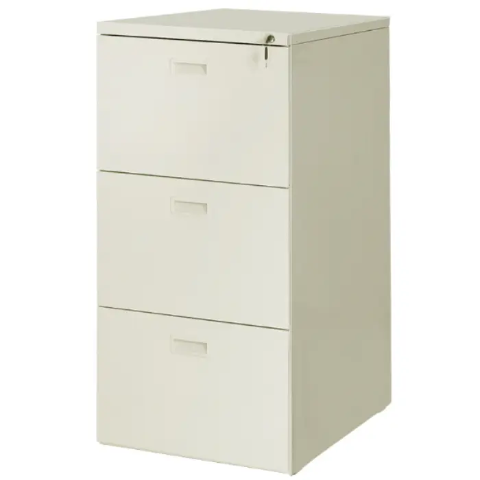 Tủ file 3 ngăn kéo sơn màu kem TK-3N-B
