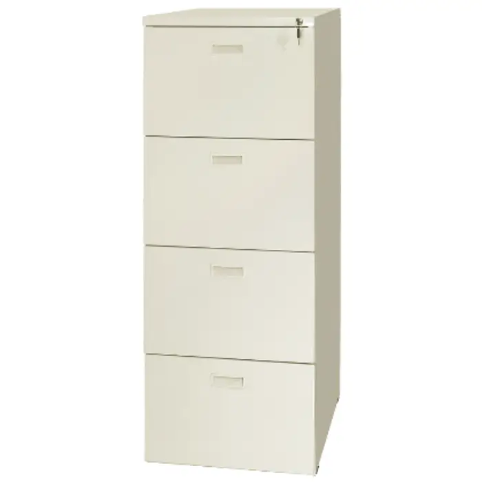 Tủ file 4 ngăn kéo sơn màu kem TK-4N-B