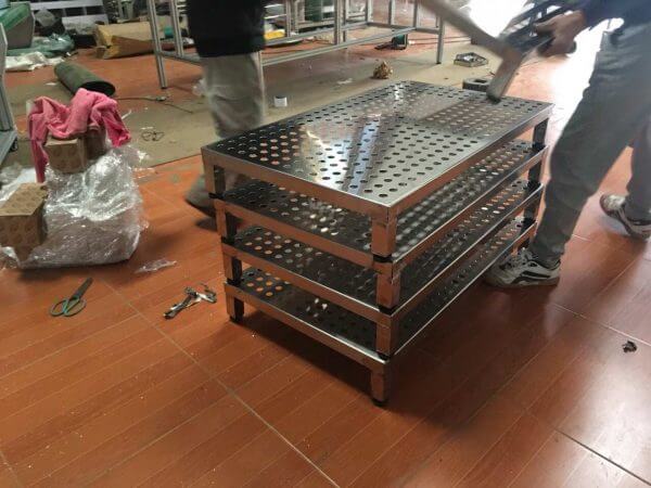 Bàn thao tác inox mẫu 07