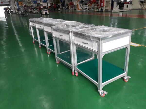 Bàn thao tác nhôm định hình 08