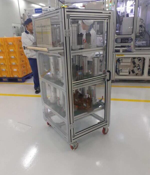 Bàn thao tác nhôm định hình 04