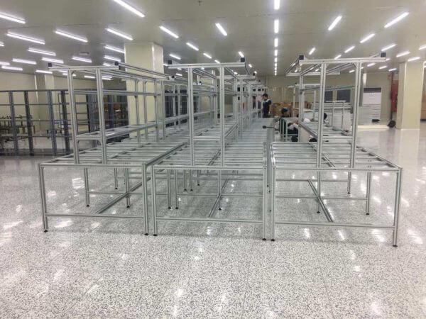 Bàn thao tác nhôm định hình 06